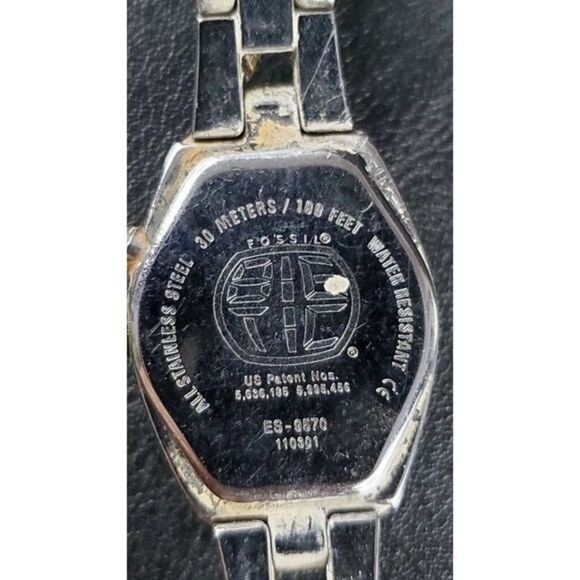 Fossil Big Tic Blue Stainless Steel Water Resistant Women's Ladies Watch ES-9570 - Picture 4 of 5